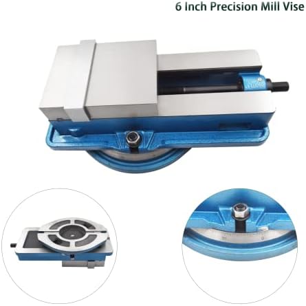 6 Inch Heavy Duty Milling Machine Vise Lengthen Accuracy Mill Vise