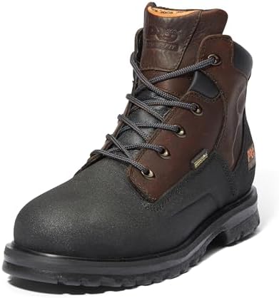 Timberland PRO mens Powerwelt 6" Steel Safety Toe Waterproof Industrial Work Boot