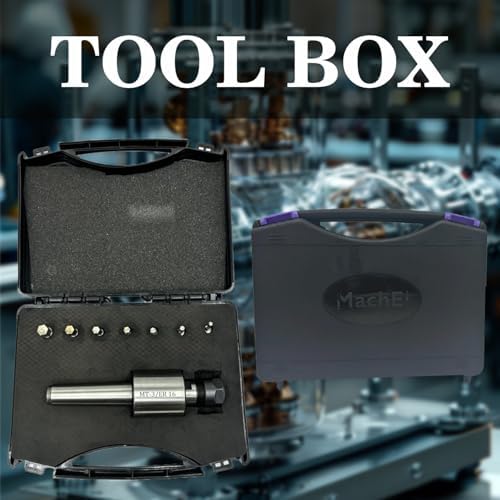 MachEl MT-3 Shank Rotary Broach with ER 16 Adaptor 7 Hex Broaches