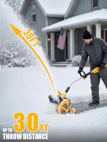 HEINPRO Cordless Snow Shovel Compatible with DeWalt 20V Max Battery