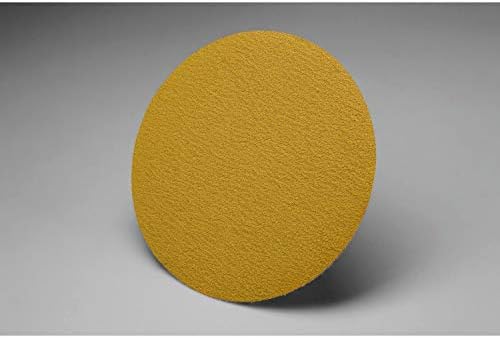 Cubitron II Hookit Gold Film Disc 255L, Aluminum Oxide, Dry Only, 5' Diameter, P240 Grit, Gold (Pack of 100)