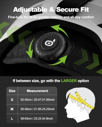 Odoland Ski Helmet with 2-in-1 Visor Goggles, Lightweight for Men Women