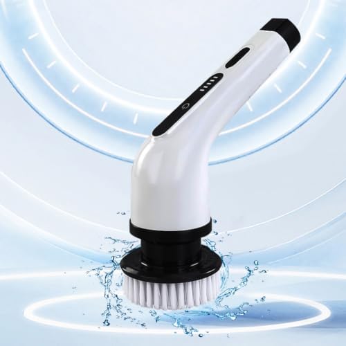 Retractable Handheld Floor Washing Brush Rechargeable Anti-Slip 2 Modes