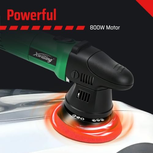 Car Polisher Buffer, 5-Inch 8MM Dual Action Random Orbital