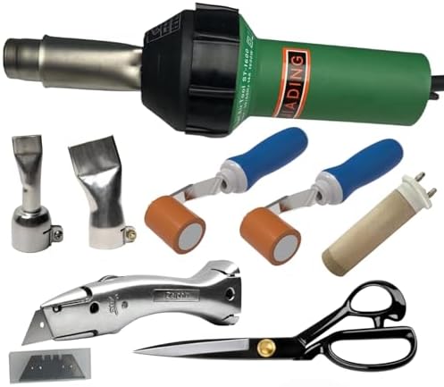 Professional 1600W Hot Air Gun PVC Heat Gun Hand Held Plastic Welder Heating Gun (B)
