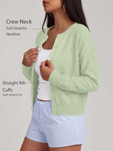Trendy Queen Cropped Cardigan Sweaters for Women Fall Fashion Clothes 2026