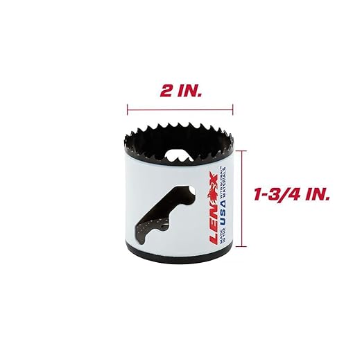 Lenox Tools - 3003232L Bi-Metal Speed Slot Hole Saw with T3 Technology, 2"