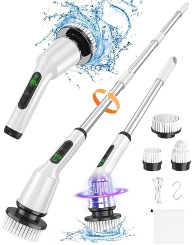 Electric Spin Scrubber (White)