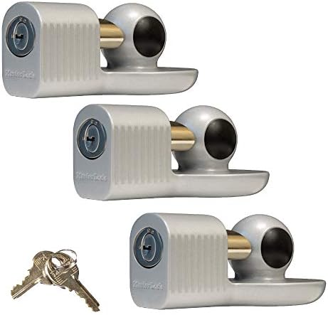 Master Lock - Fits 1-7/8" and 2" Couplers - (3) Keyed Alike Trailer Coupler Locks 377KA-3