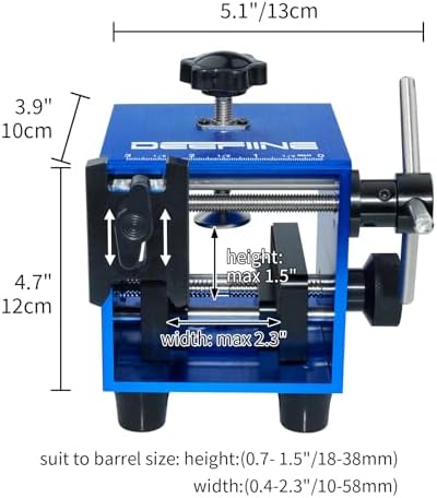 Universal Sight Pusher Tool for 1911 Glock Sig Springfield Handguns with Self Centering Clamping Design,Pistol Heavy Duty Front and Rear Sight Adjustment Removal Tool.