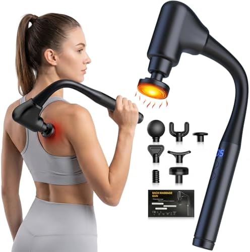 AERLANG Massage Gun with Heat Extension Handle Massager Birthday Gifts