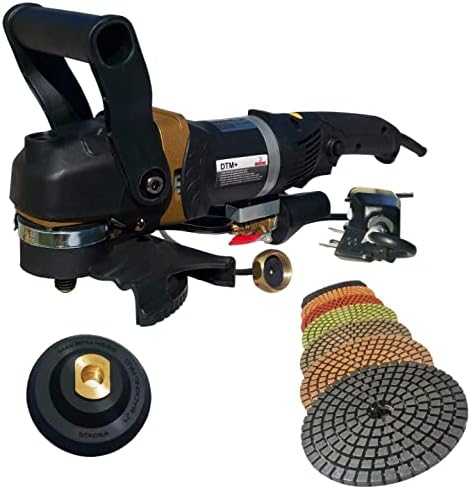 SWP105K Stone Concrete Countertop Grinder Polisher Wet Stone 4" Concrete Polishing Kit