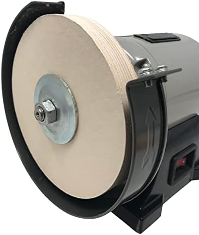 6" Pro Sharpening Supply Leather Honing Wheel Fits 6 in. Bench Grinders and Polishers