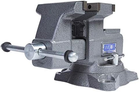 Wilton Reversible Bench Vise, 5.5" Jaw Width, 6.75" & 10.75" Jaw Opening, 3.75" Throat (4550R)