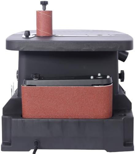 Vertical Oscillating Spindle Sander & Belt Sander, 2 IN 1 Combination Woodworking Machine, Adapt to Various Sanding Tasks, Fast Switching