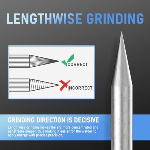 YESWELDER TIG Tungsten Electrode Pre-Sharpened Welding Tungsten Rod 2%