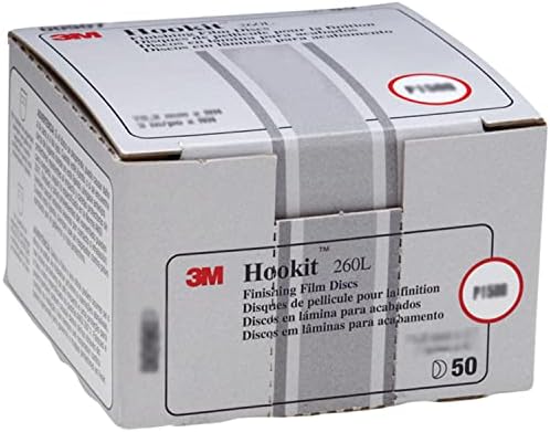3M Hookit Finishing Film Abrasive Disc 260L, 00951, 5 in, P1500