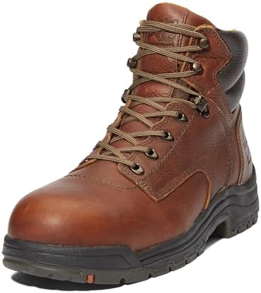 Timberland PRO mens Powerwelt 6" Steel Safety Toe Waterproof Industrial Work Boot