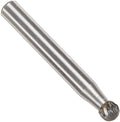Drill America SD-51 Carbide Burr/Rotary File Ball End Double Cut for Die Grinder 1/4" Dia. x 7/32" Cut Length with 1/8" Shank and 1-23/32" Overall Length, DUL Series