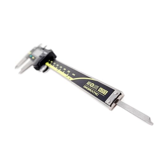 Mituttoyo 500-196-30 Caliper 6" (150mm) – High-Precision AOS Encoder – Stainless Steel Vernier Caliper with .0005"/0.01mm Resolution for Accurate Measurement