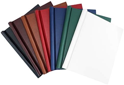 Faux Leather Springback Thesis Binder - Blue, 1" Spine, by Bindertek