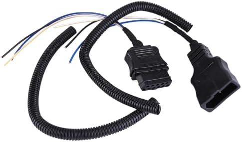 3 Pin Plow Side Wiring Harness, Truck and Plow Side Repair Harness Kit Fit for Western Fisher Plow Repair Ends Truck Side, Replace 27063 26359 27063W Connector Waterproof 3 Plug Repair End Set