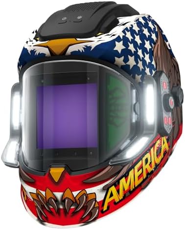 ANDELI Auto Darkening Welding Helmet with Light,with Internal Display