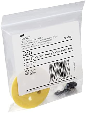 3M Clean Sanding Disc Pad Kit, 20427, 3 in