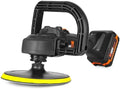 WEN 20V Max Cordless 7-Inch Variable Speed Rotary Polisher and Waxer Kit with 4Ah Battery, Charger, and Polishing Pads (20877)