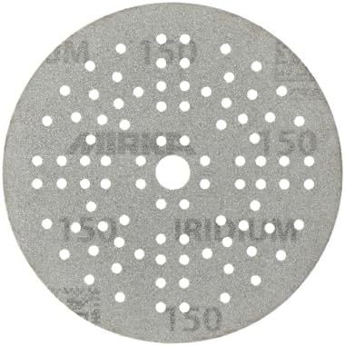 Mirka Iridium Sandpaper Discs 5 Inch 89 Holes Hook and Loop