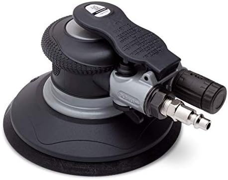 Rockwood 6 in. Air Random Orbital Palm Sander Dual Action Pneumatic Hand Sanding Round