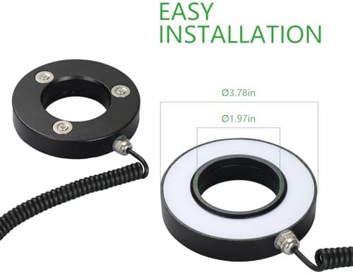 Milling Machine Spindle Light, 50MM Waterproof Ring LED Magnetic Work Light for CNC Milling Machine