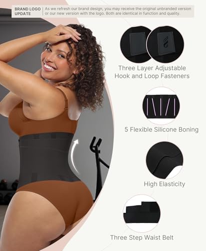 FeelinGirl Waist Trainer for Women Corset Tummy Control Faja Body Shaper
