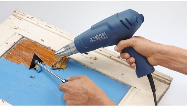 Steinel - 110023455 HL 1620 S Multi-Purpose Heat Gun, 1300 W, Dual Temperature Heat Tool with Adjustable Airflow, for Shrink wrap and Shrink tubing, for All 1.34" Industry Standard nozzles