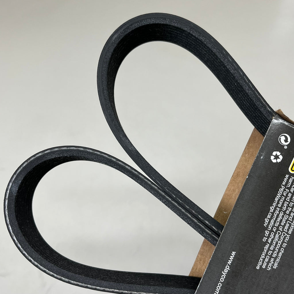 DAYCO Heavy Duty Standard Depth Poly Rib Belt 1.10" Top Width EPDM 5080950
