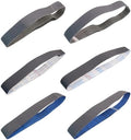 Taokyid 18 Pack 2 x 42 Inch Silicon Carbide Sanding Belts, 3 Each of 120 240 400 600 800 1000 Grits 2x42 Sander Belt For Knife Sharpening and Metalworking,2x42 Inch Sanding Belts