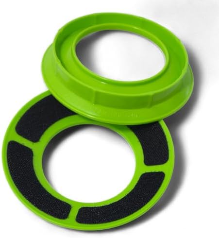 GripPadTG – Universal Sanding Pad Holder for Bowling Balls, 6-Pack | Open Pad System for 6" Pads | SurfaceSystemTG