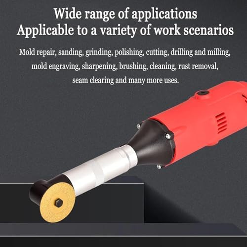 350W Corded Electric Die Grinder Sander Polisher Grinding Tool for Contour Grinding, Cutting, Polishing, Milling, 6 Variable Speed Control, 15000 RPM
