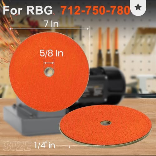 7" Disc Grinding Wheel Compatible with RBG 712, 750, 780 Grinder