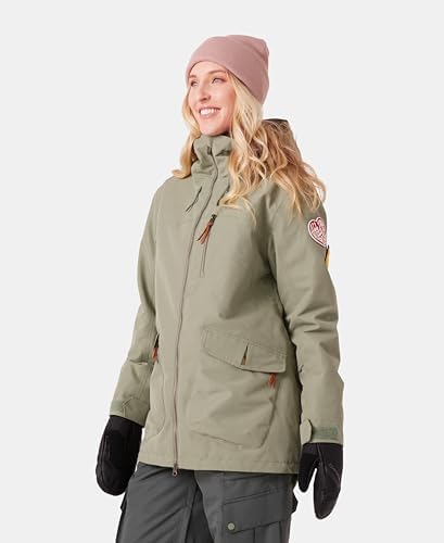 Roxy Women's Free Love Snow Jacket – 15k Waterproof Fully Taped Seams Ski & Snowboard Jacket, Pfas-free