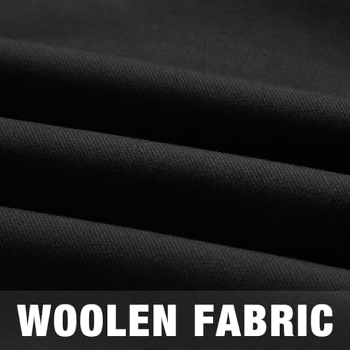 IDEALSANXUN Plaid Skirts for Women Fall Winter Knee Length Pencil Wool Skirt with Slit