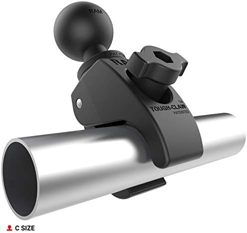 RAM MOUNTS Tough-Claw Large Clamp Mount with C Size 1.5" Ball Base