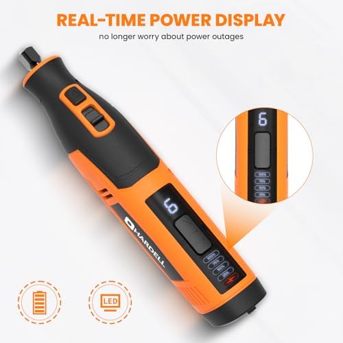 4V Cordless Rotary Tool Kit, Long-lasting 8000-28000RPM 80Accessories