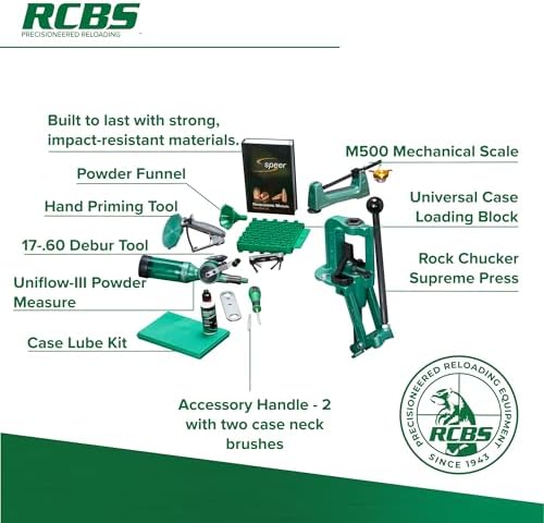 RCBS Rock Chucker Supreme Master Reloading Kit