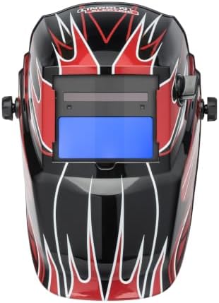Lincoln Electric Fierce Welding Helmet, Red, K3063-1