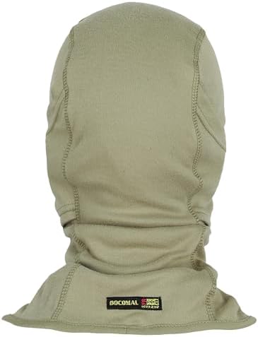 BOCOMAL FR Balaclava with Face Mask 7oz Midweight Arc Rated NFPA2112 CAT2