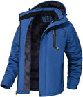 QPNGRP Mens Waterproof Ski Snowboard Jacket Winter Windproof Snow Coat