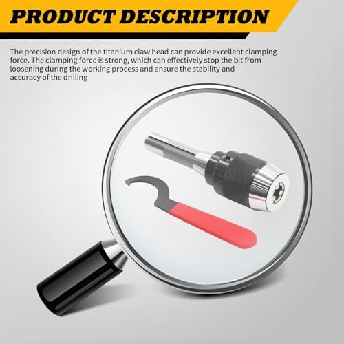 1/8"-5/8" Special Heavy Duty Keyless Drill Chuck with R8 Shank