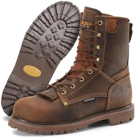 Carolina 28 Series Soft Toe Waterproof Work Boots for Men, EH-Rated
