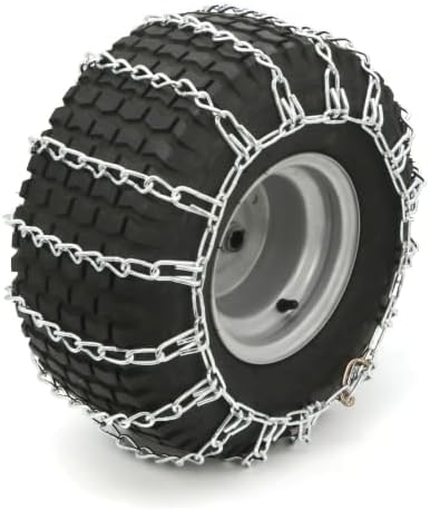 The ROP Shop Pair of 2 Link Tire Chains 15x6x6